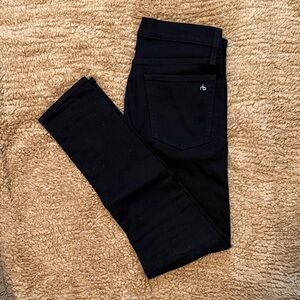 Rag & bone Extra Slim Fit Black Jeans